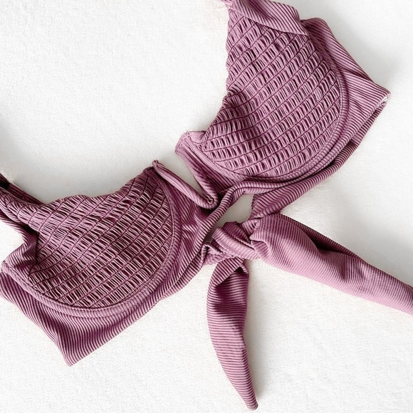 UNDERWIRE Tie Swim Top - Picture 13 of 13